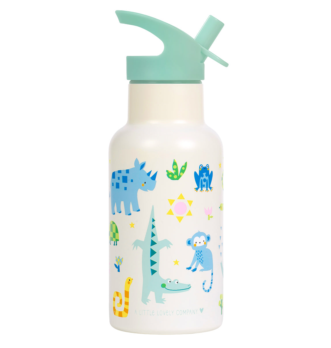 Stainless steel drink bottle: Jungle