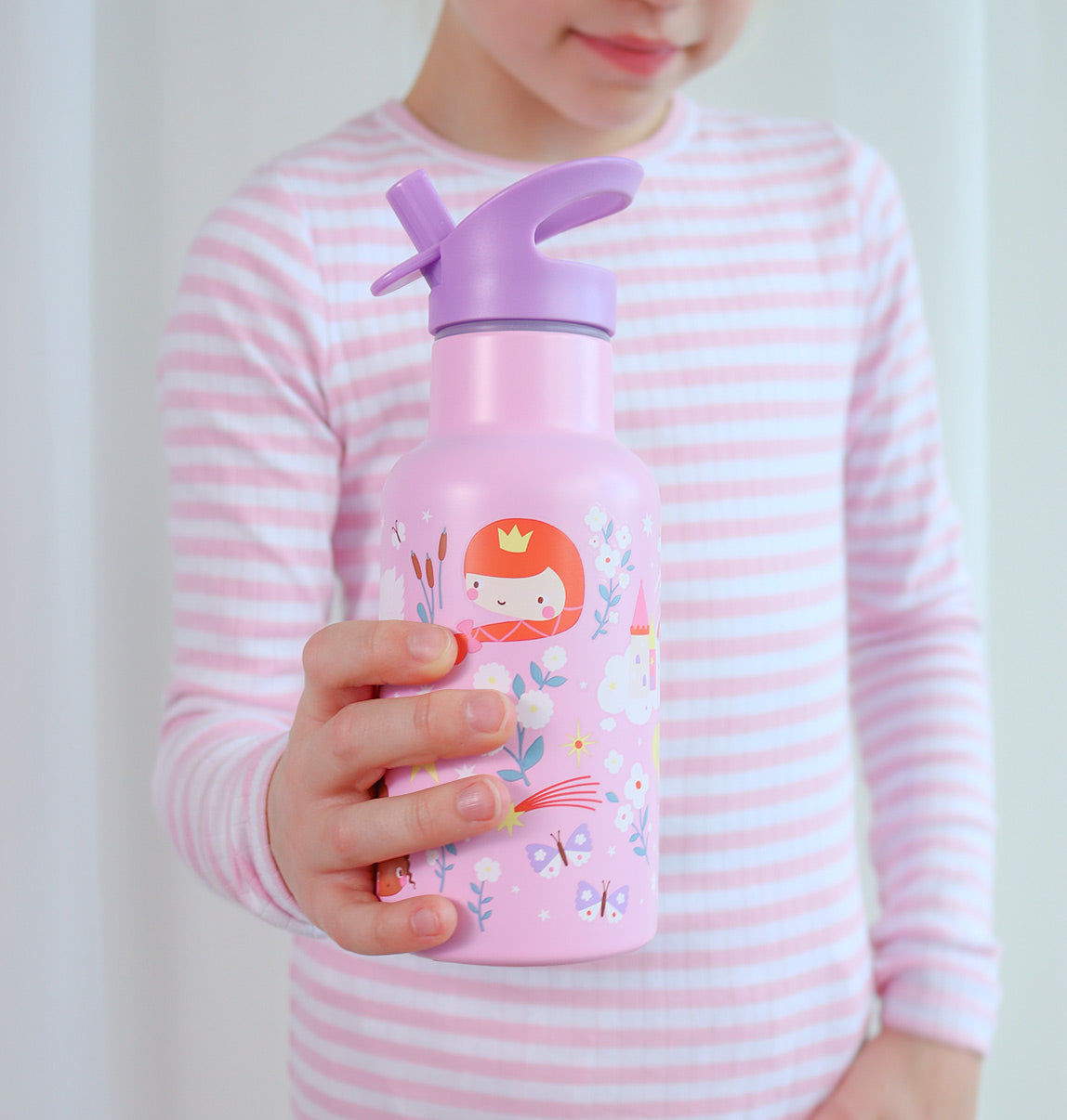 Stainless steel drink bottle: Princesses