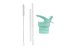 Lid, straw & brush set: Jungle