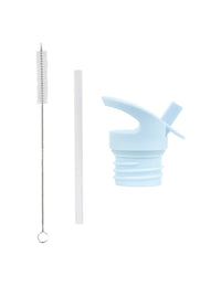 Lid, straw & brush set: Dumptruck