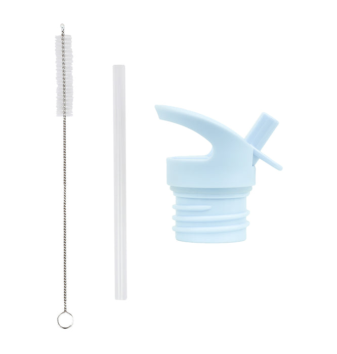 Lid, straw & brush set: Dumptruck