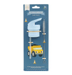 Lid, straw & brush set: Dumptruck