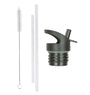 Lid, straw & brush set: Savanna
