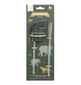 Lid, straw & brush set: Savanna