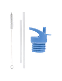 Lid, straw & brush set: Pirates