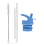 Lid, straw & brush set: Pirates