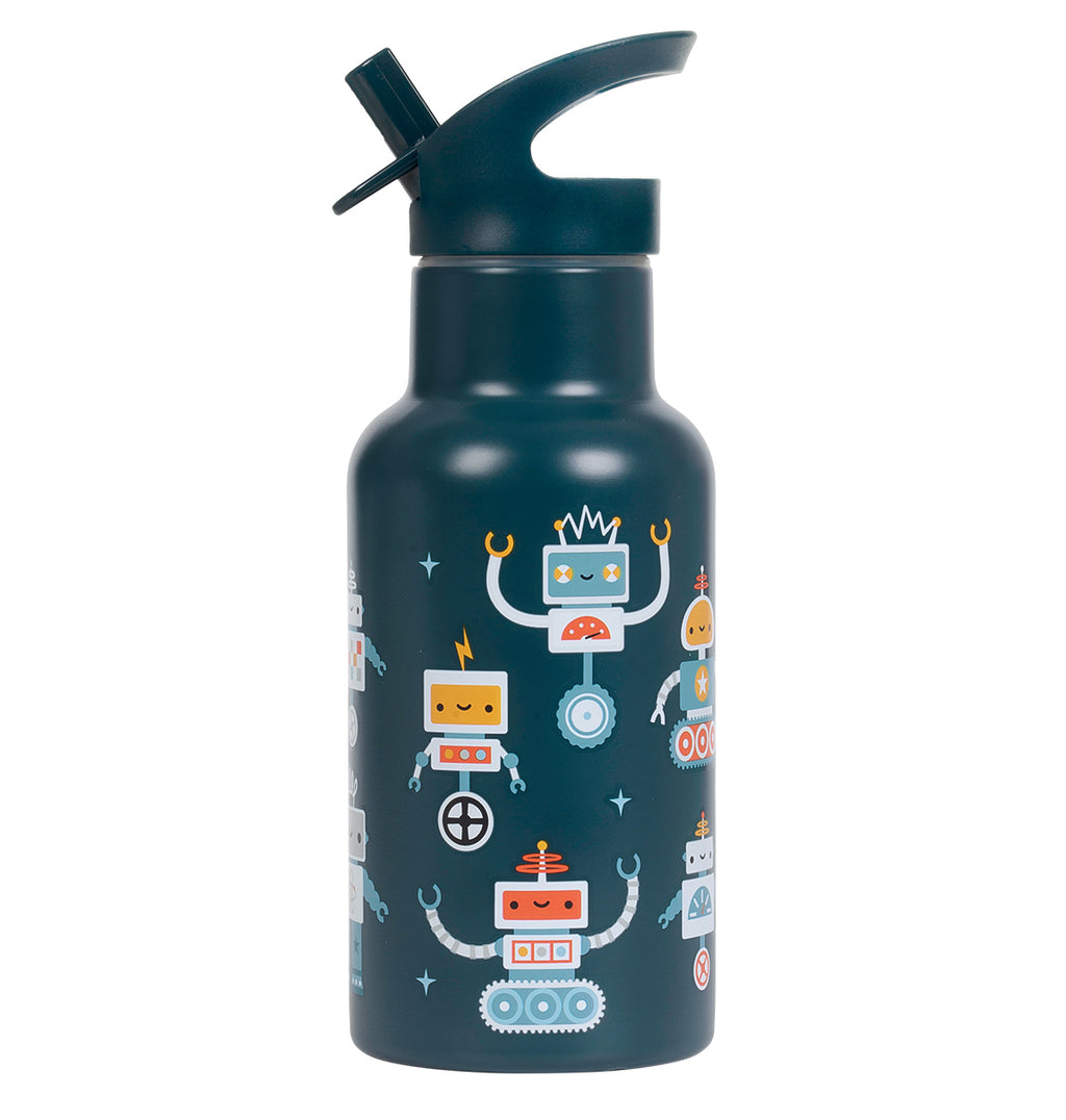 Stainless steel drink bottle: Robots