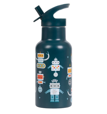 Stainless steel drink bottle: Robots