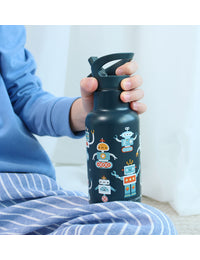 Stainless steel drink bottle: Robots