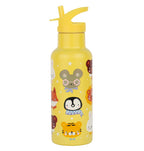 XL stainless steel drink bottle: Animal friends
