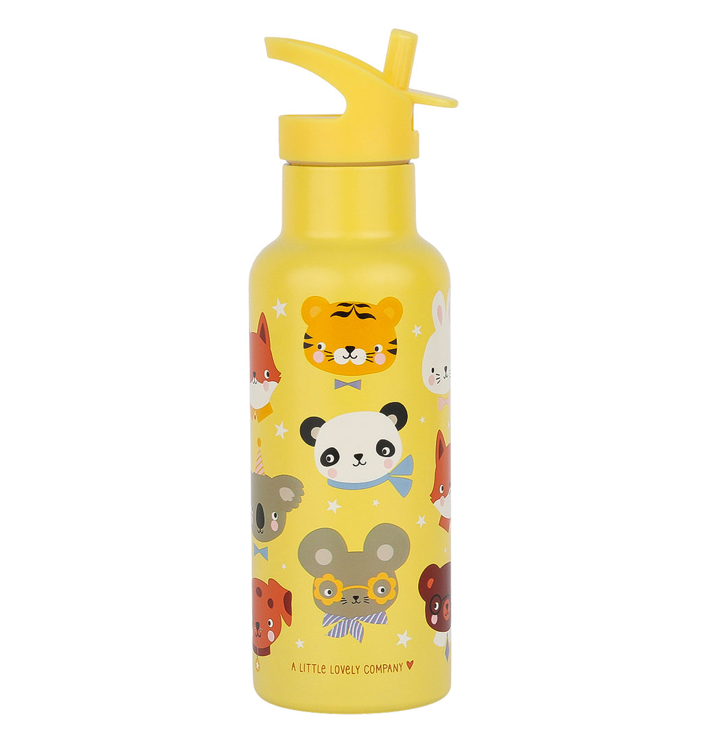 XL stainless steel drink bottle: Animal friends
