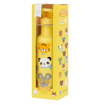 Stainless steel drink bottle: Animal friends