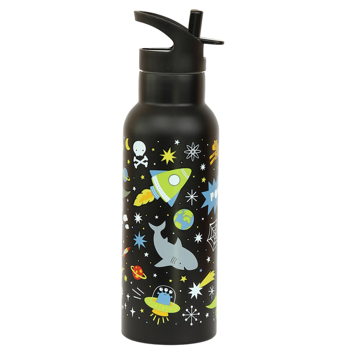 XL stainless steel drink bottle: Galaxy