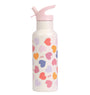 XL Stainless steel drink bottle: Hearts