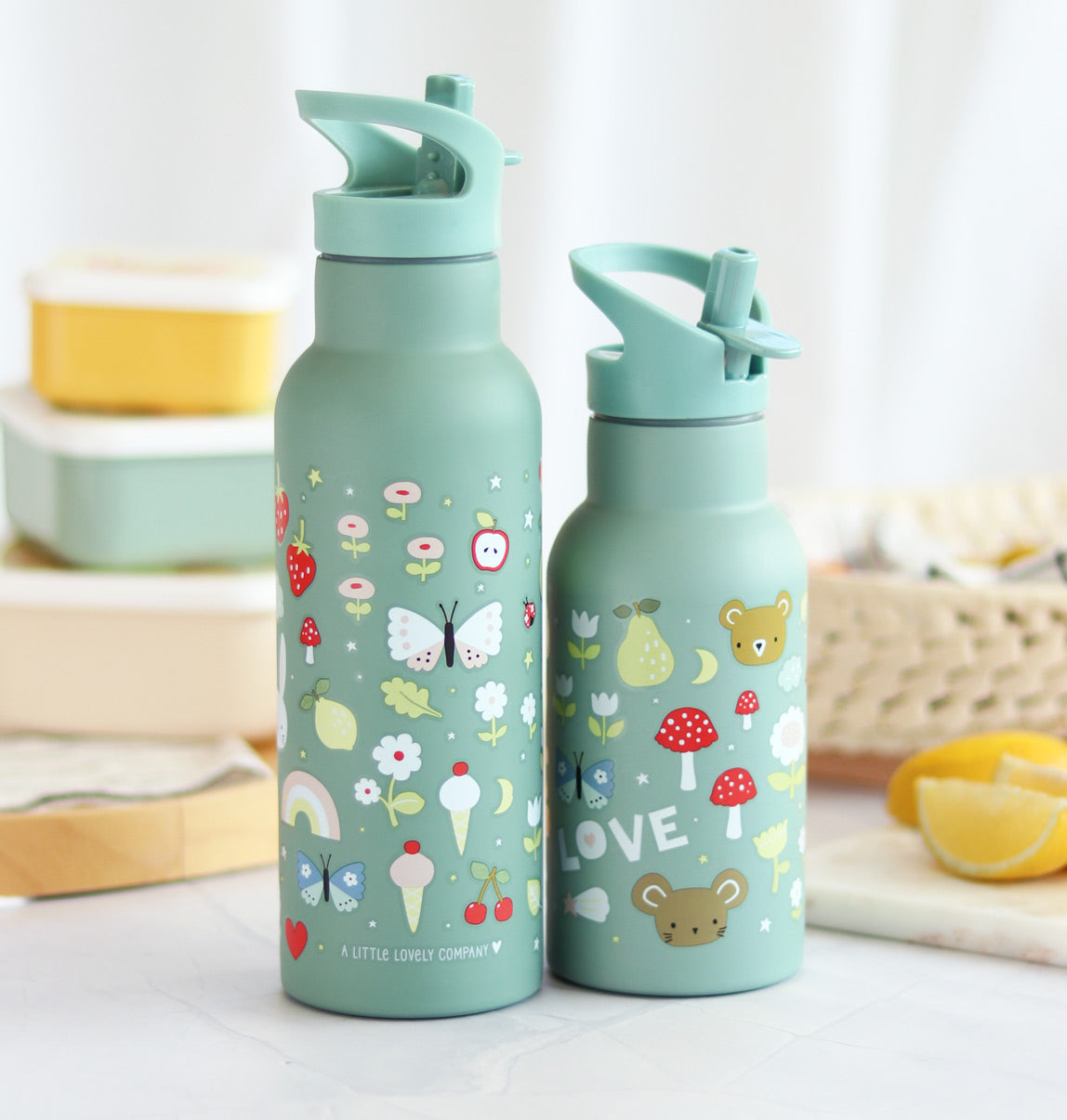 XL stainless steel drink bottle: Joy