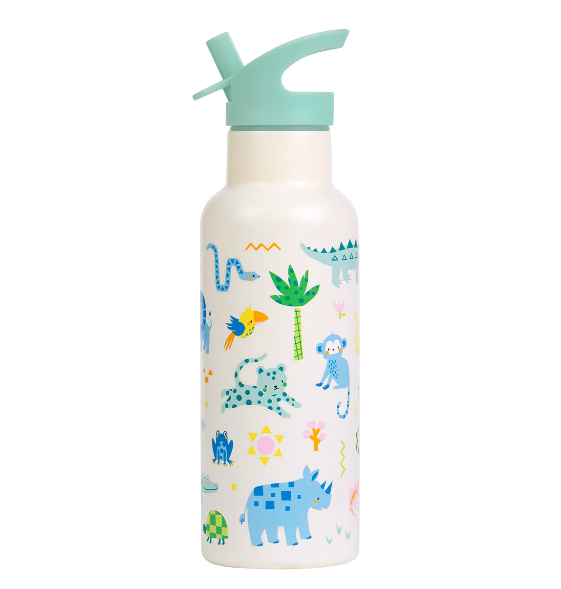 XL Stainless steel drink bottle: Jungle