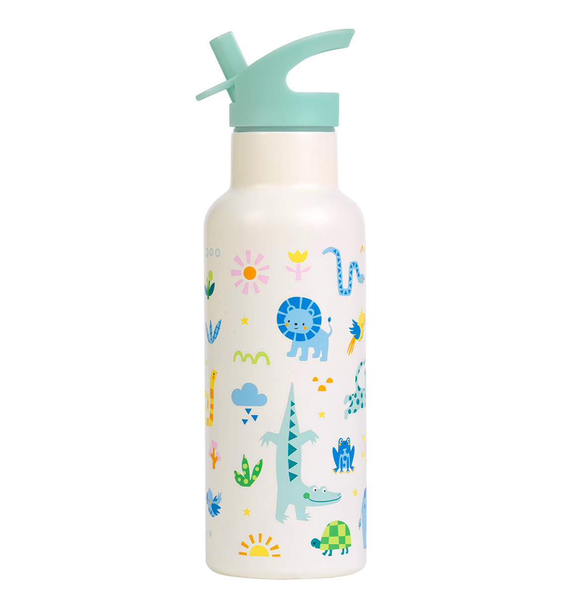XL Stainless steel drink bottle: Jungle