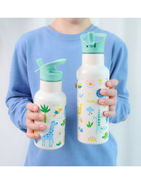 XL Stainless steel drink bottle: Jungle