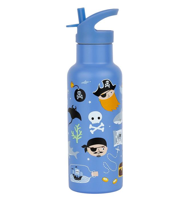 XL stainless steel drink bottle: Pirates