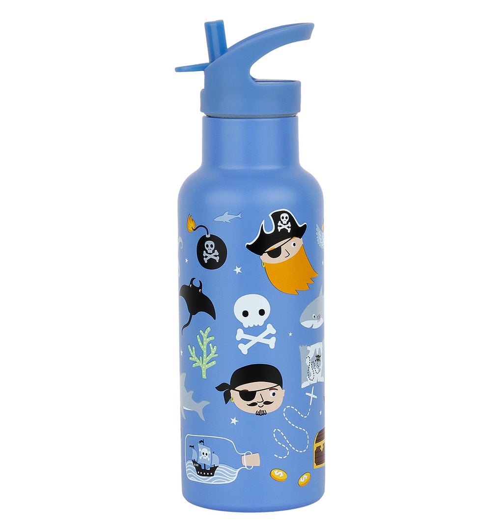 XL stainless steel drink bottle: Pirates