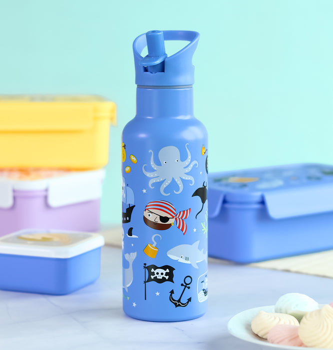 XL stainless steel drink bottle: Pirates