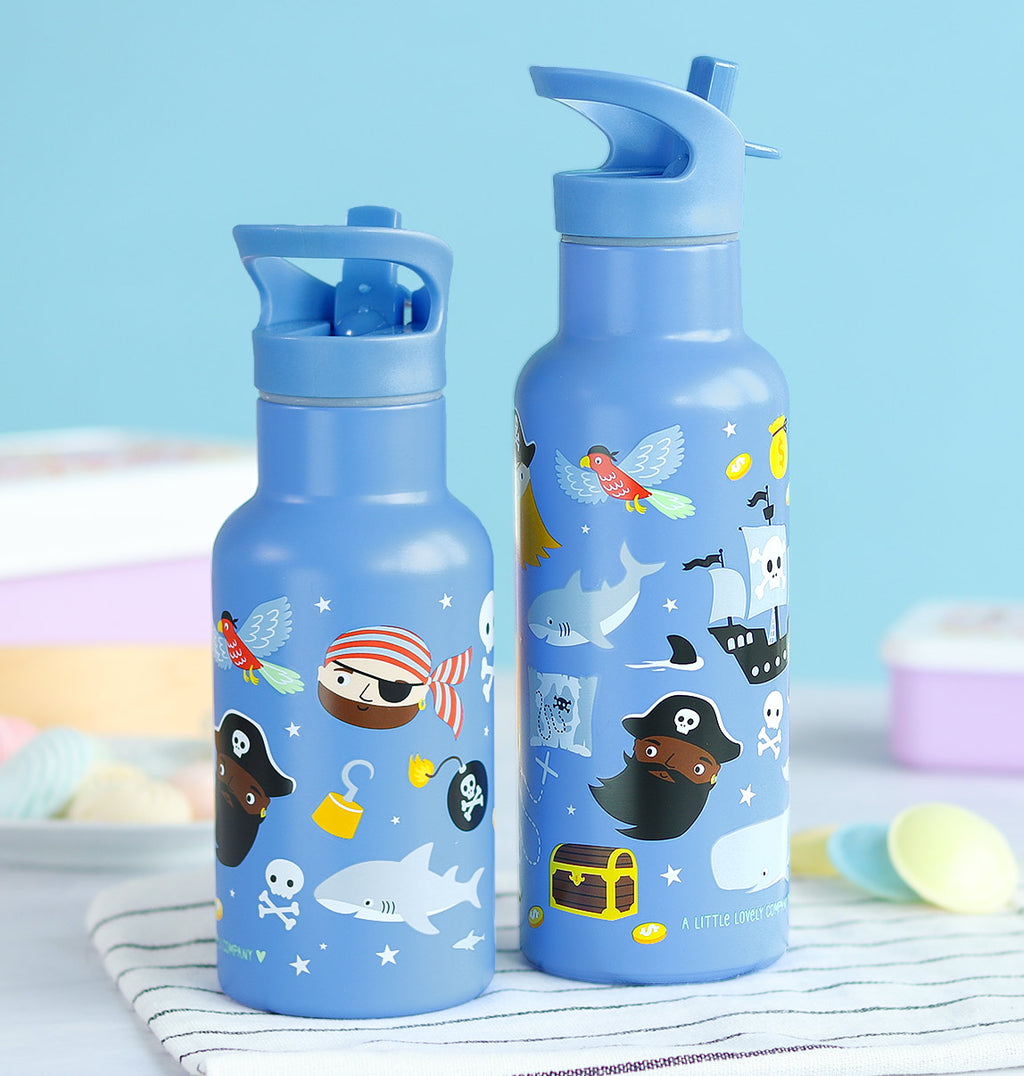 XL stainless steel drink bottle: Pirates