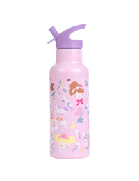 XL Stainless steel drink bottle: Princesses
