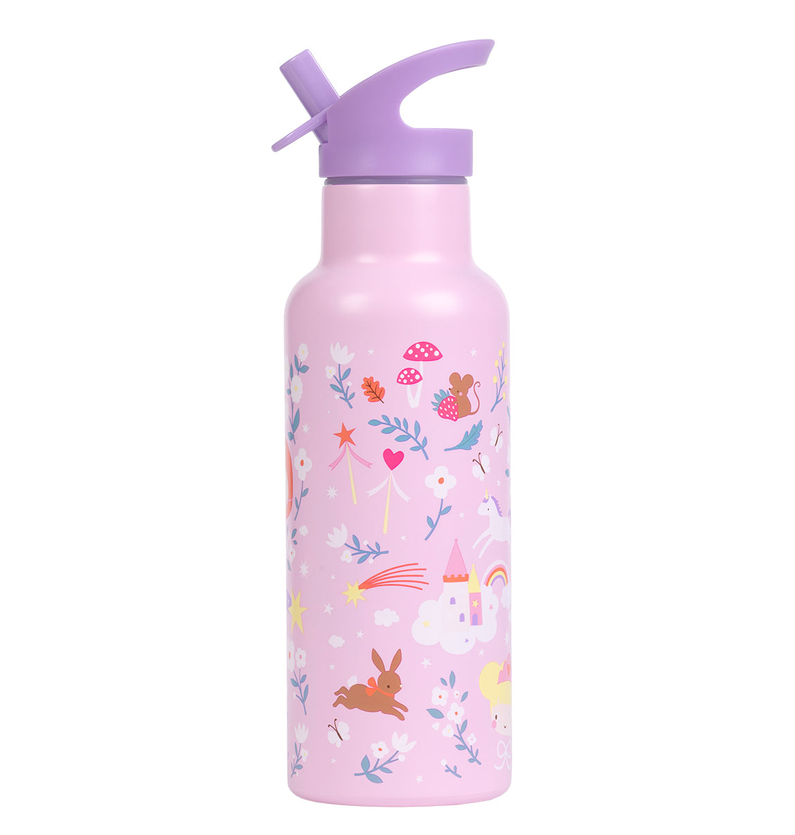 XL Stainless steel drink bottle: Princesses