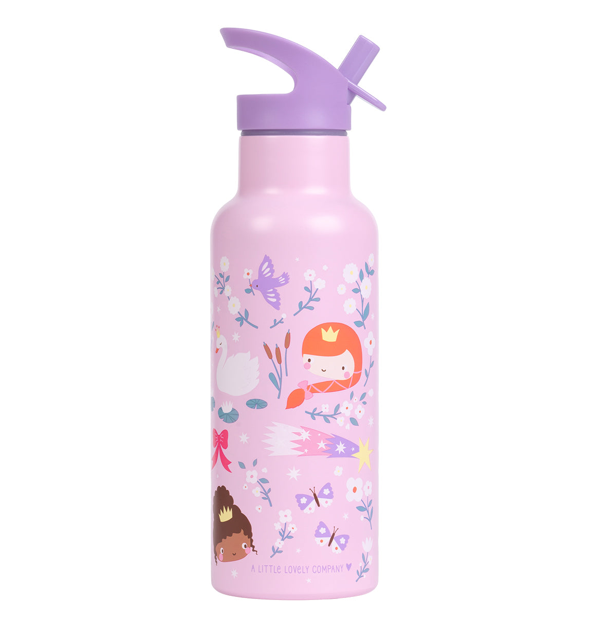 XL Stainless steel drink bottle: Princesses