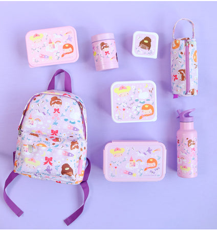 XL Stainless steel drink bottle: Princesses