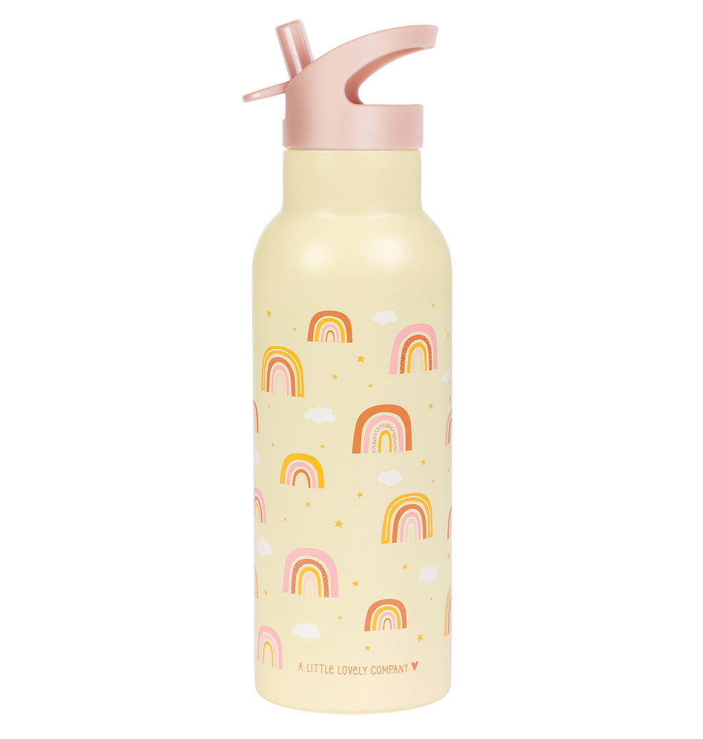 XL stainless steel drink bottle: Rainbows