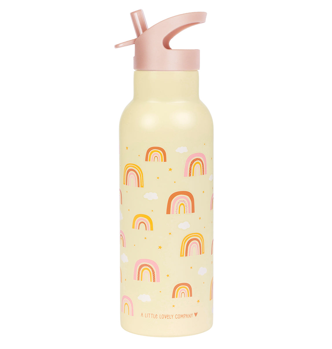 XL stainless steel drink bottle: Rainbows