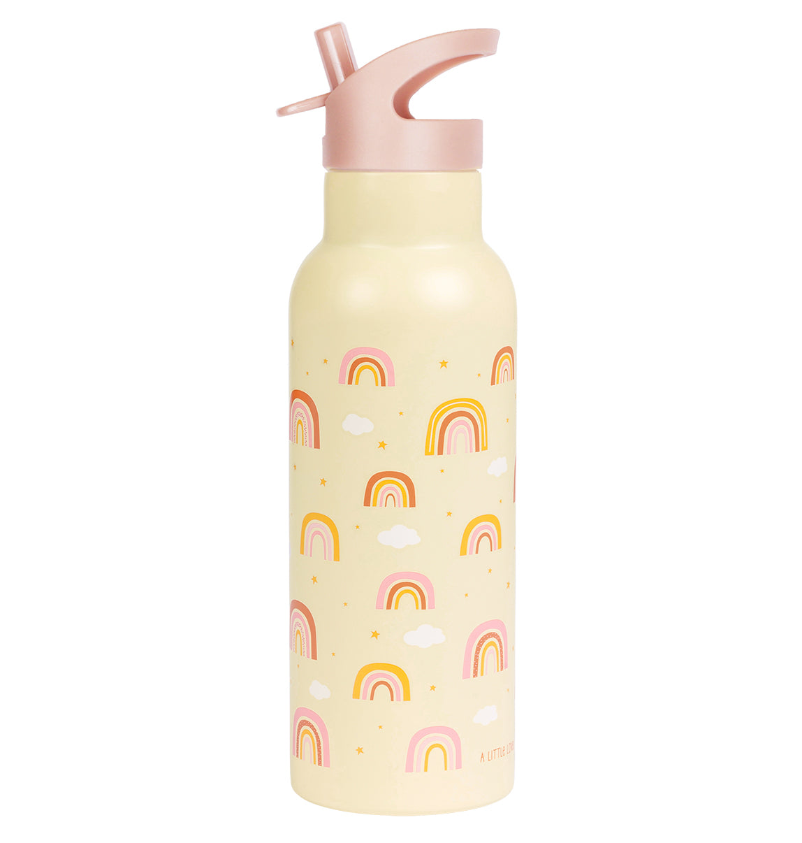 XL stainless steel drink bottle: Rainbows