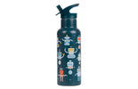 XL Stainless steel drink bottle: Robots