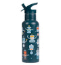 XL Stainless steel drink bottle: Robots