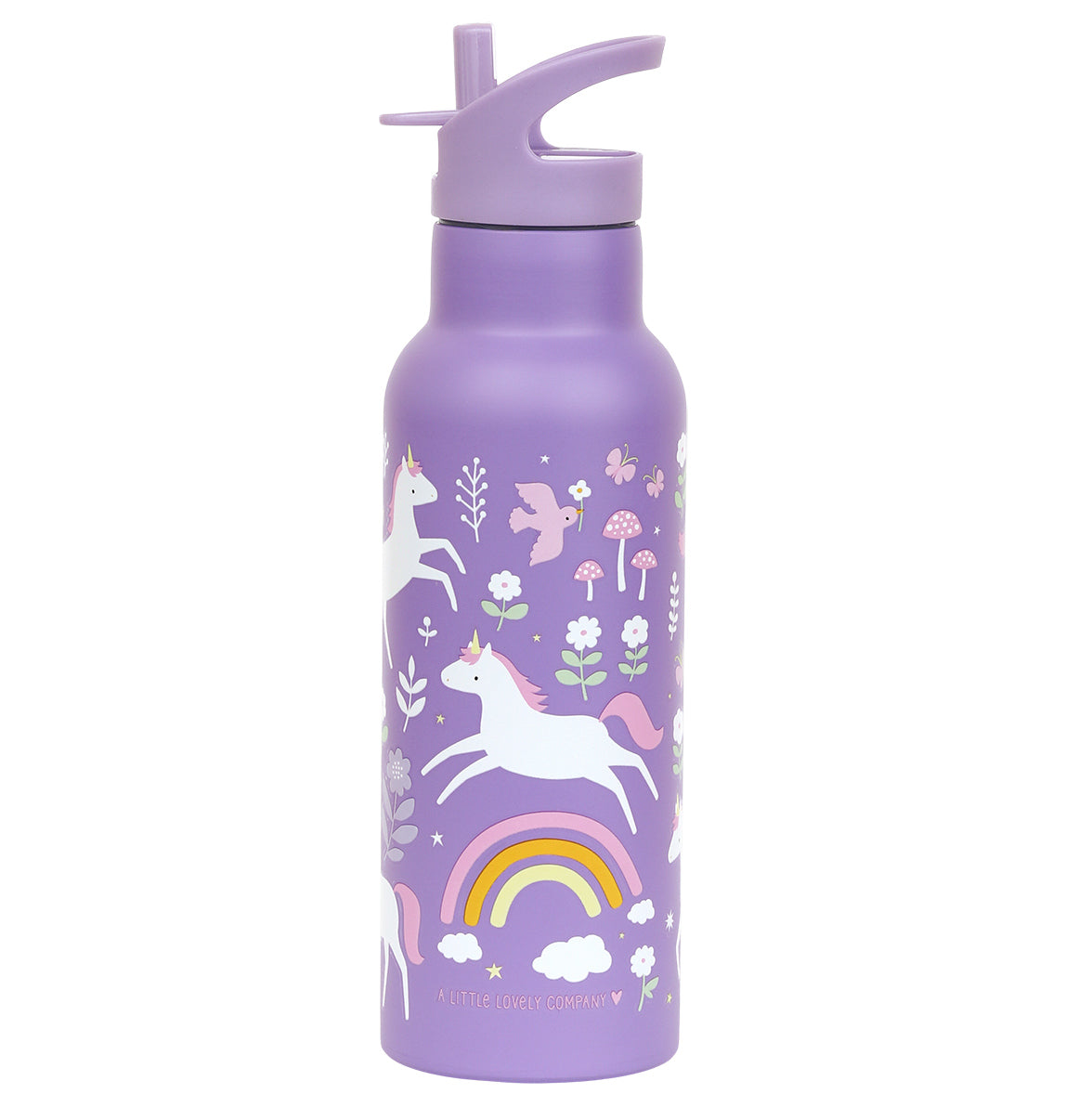 XL stainless steel drink bottle: Unicorn Dreams