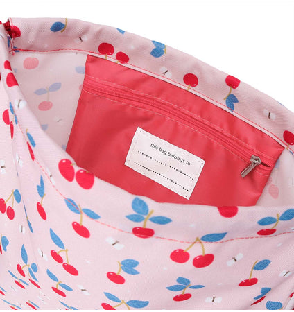 Drawstring bag: Cherries
