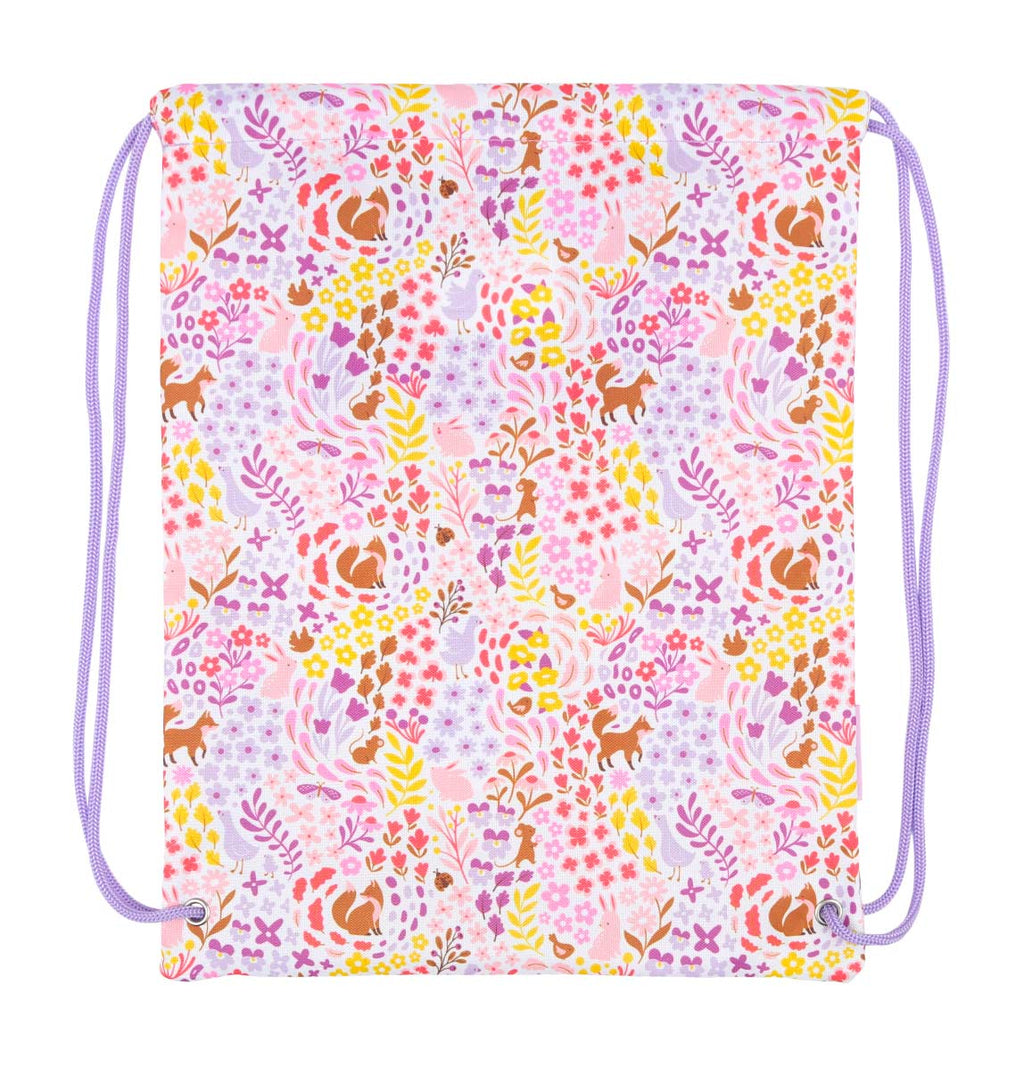 Drawstring bag: Flower garden 
