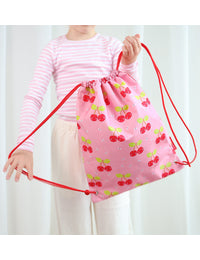 Drawstring bag: Happy cherries