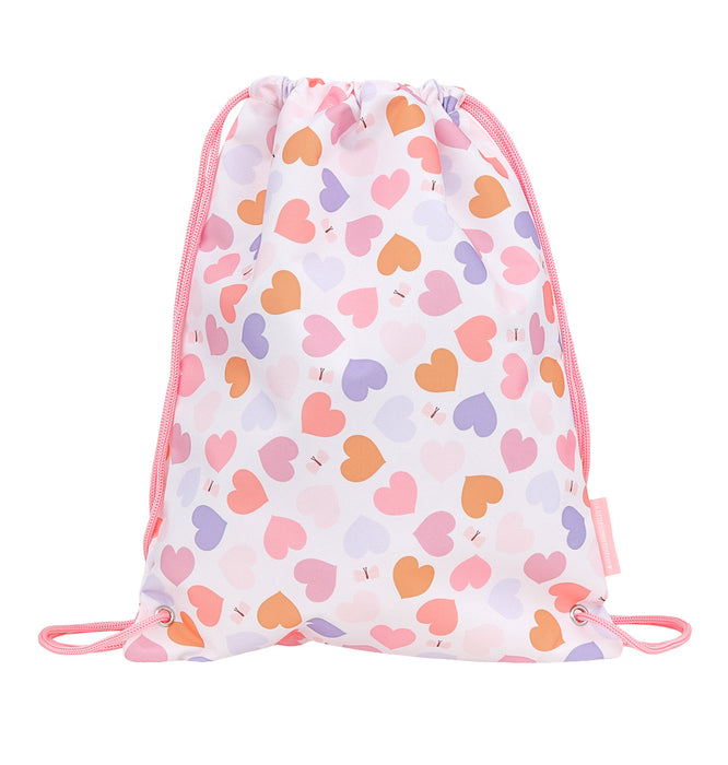 Drawstring bag: Hearts
