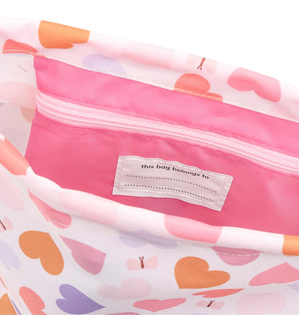 Drawstring bag: Hearts