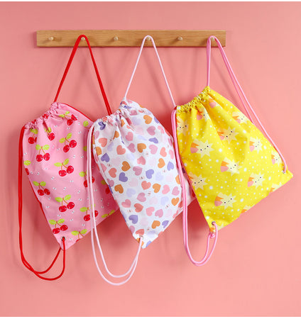 Drawstring bag: Hearts