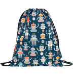 Drawstring bag: Robots