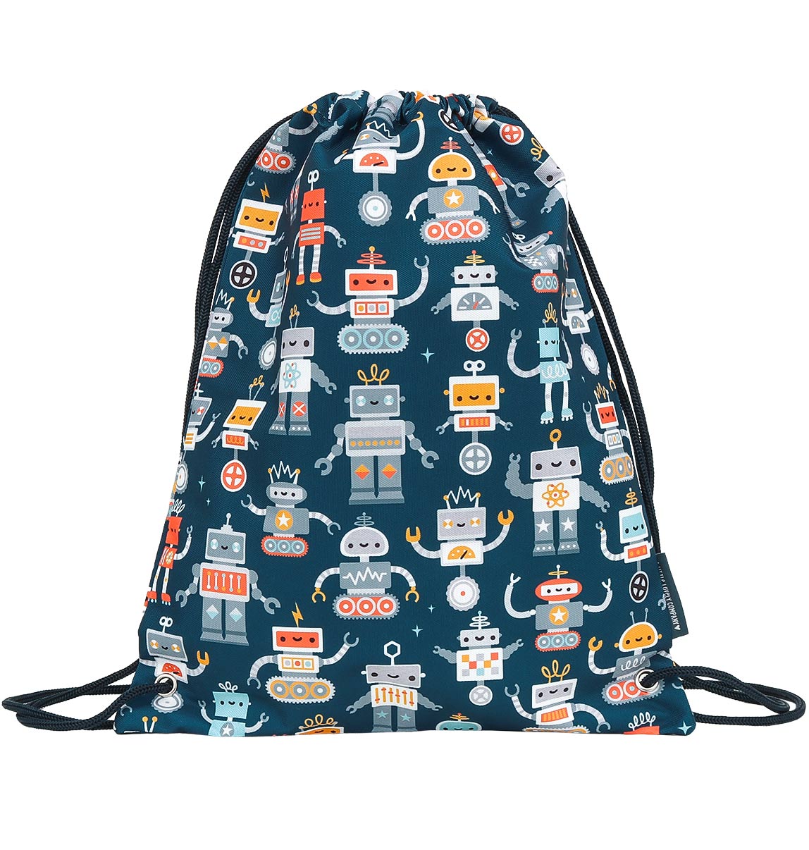 Drawstring bag: Robots