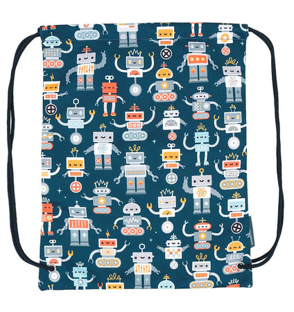 Drawstring bag: Robots