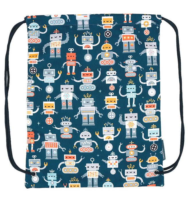 Drawstring bag: Robots