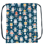 Drawstring bag: Robots
