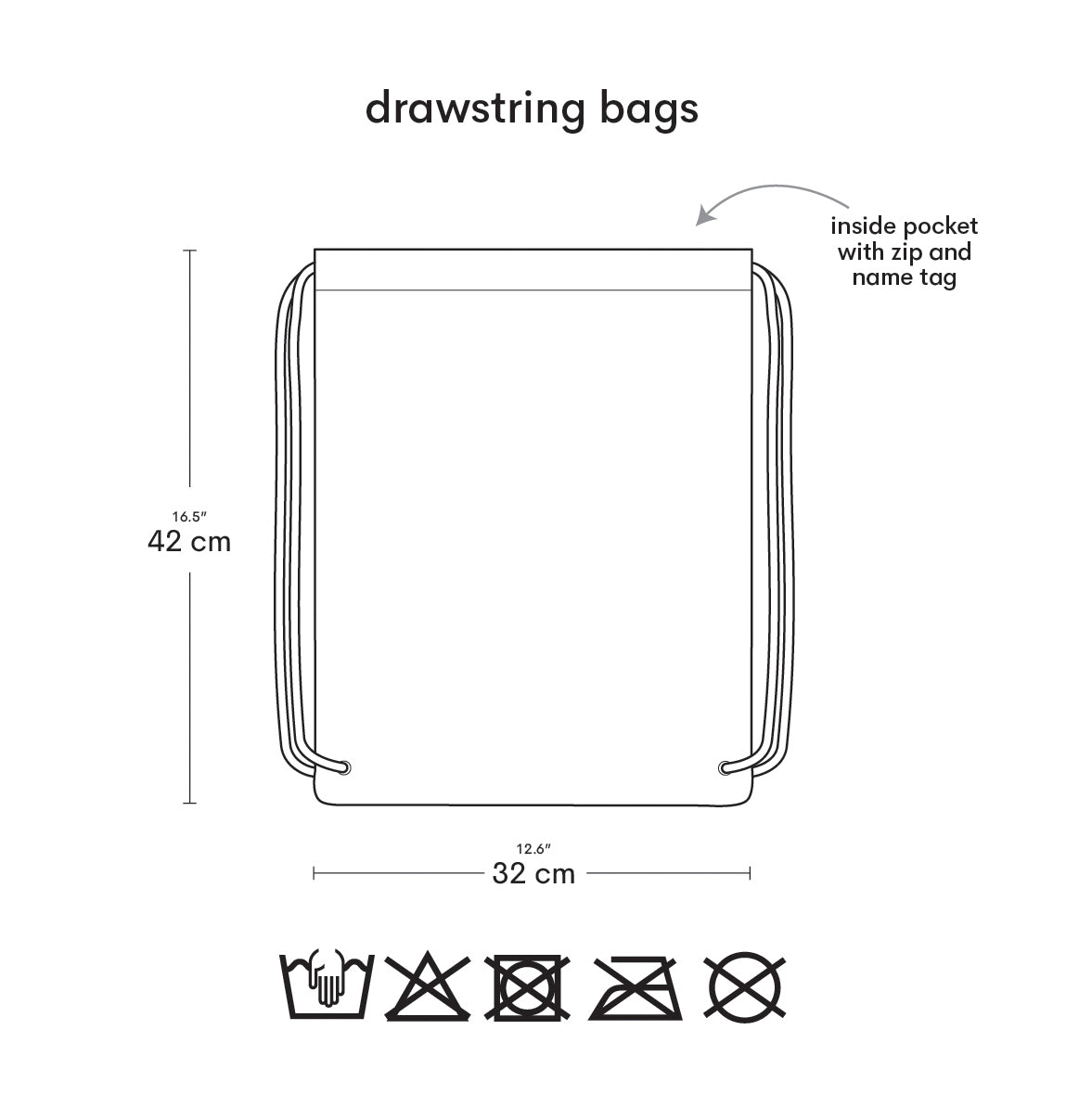 Drawstring bag: Dinosaur