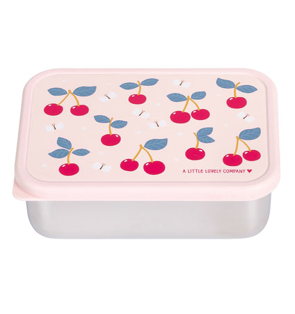 Stainless steel lunch box: Cherries