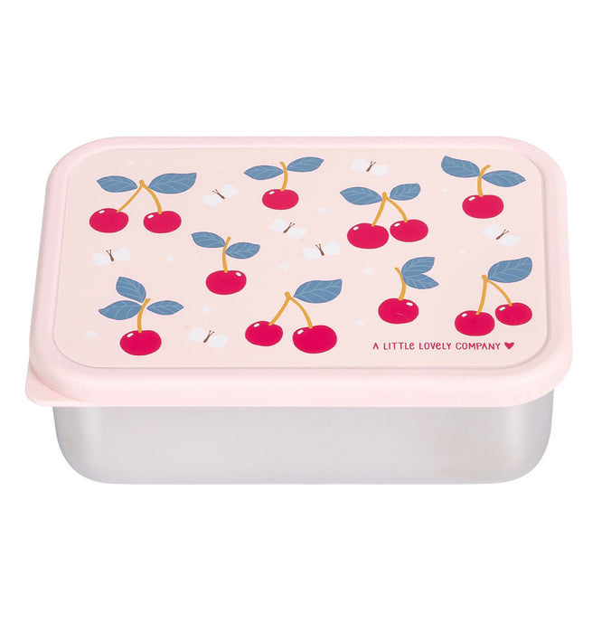 Stainless steel lunch box: Cherries